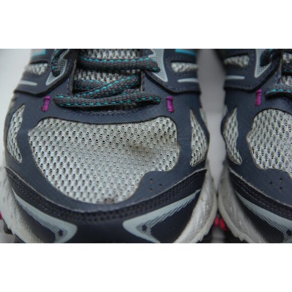 New Balance Techridev412v3 Trail Shoes Womens Size 8.5 Gray Teal Running Hiking - Picture 3 of 9